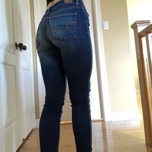 American Eagle Dark Blue Jeans